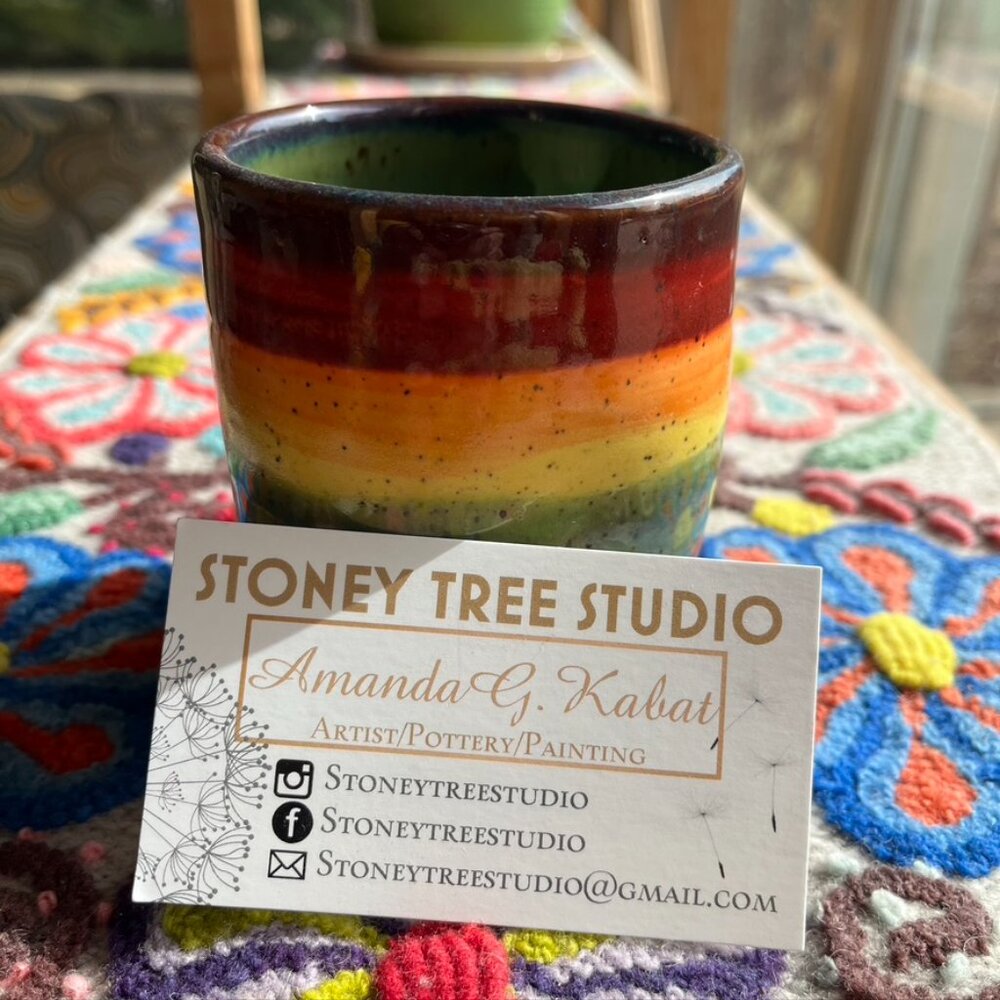 #stoneytreestudio New handmade mug. I make all. Made in Wisconsin USA 💕